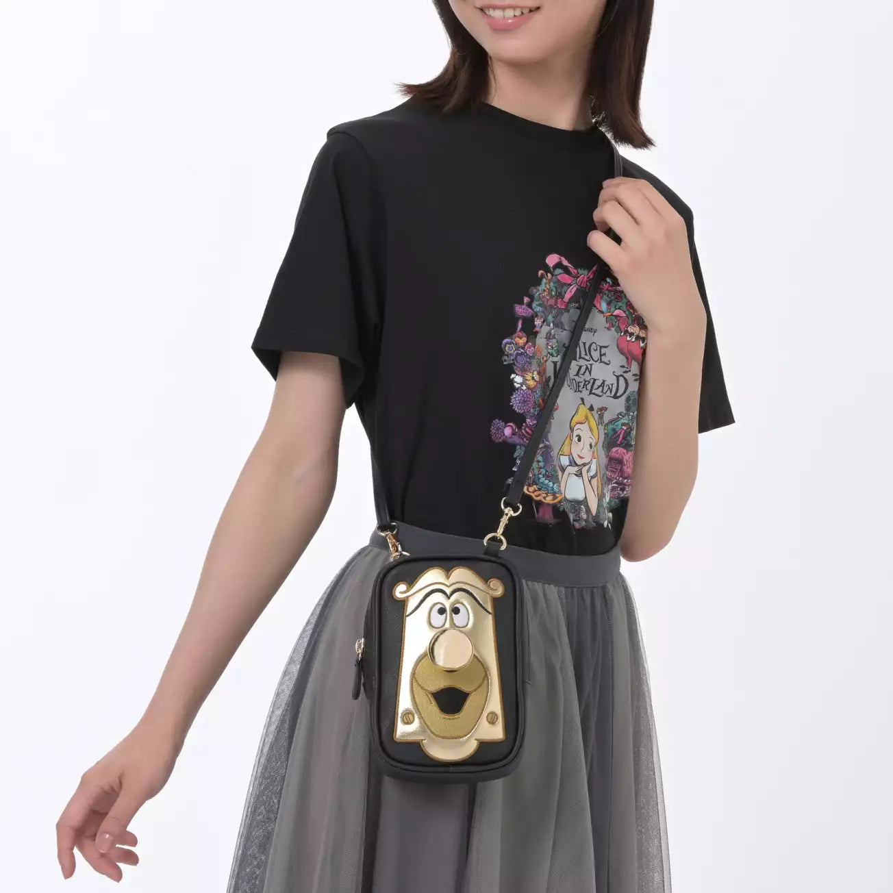 JUNE 16 PREORDER - Japan Disney Store - Alice in Wonderland 75th Anniversary - Door Knob Multi-Pouch