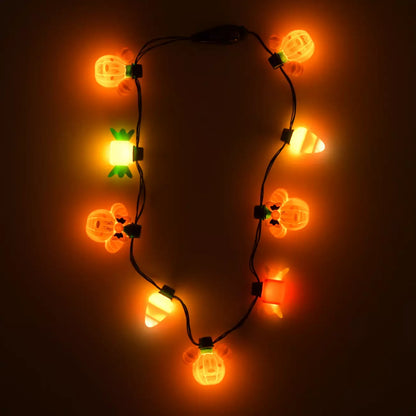 SEPT 1 PREORDER - Japan Disney Store - Halloween 2026 - Mickey & Minnie Light-Up Necklace