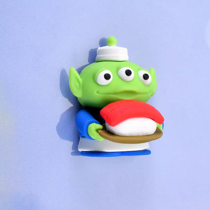 Japan Disney Store - Japan Style - Toy Story - Little Green Men - 3D Sushi Magnet