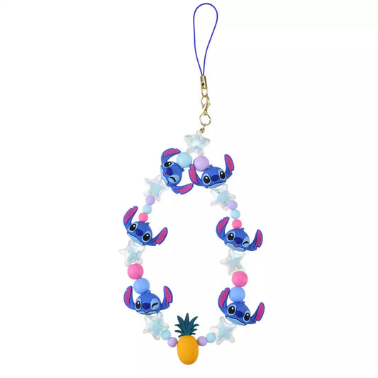 Japan Disney Store - Stitch Strap - Face Beads Design