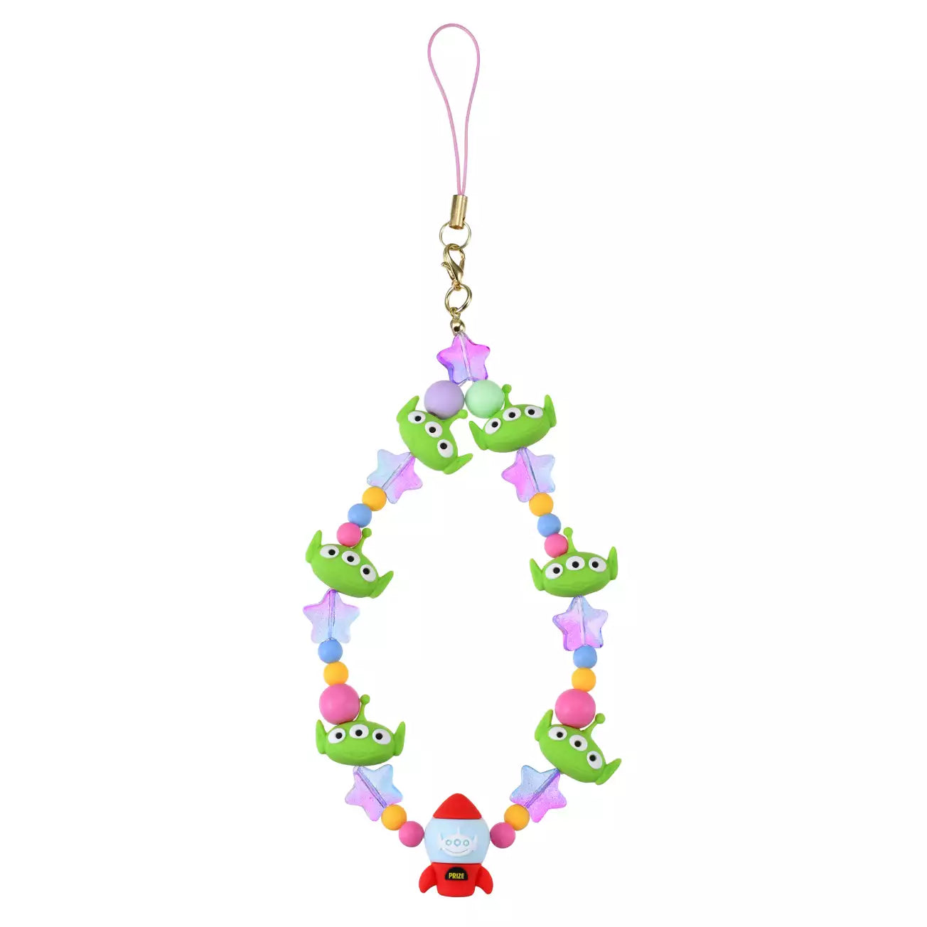 Japan Disney Store - Toy Story - Little Green Men Strap - Face Beads Design