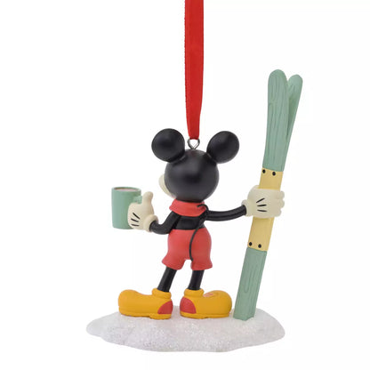 OCT 2 PREORDER - Japan Disney Store - Christmas Ornaments 2026 - Mickey Mouse Skiing
