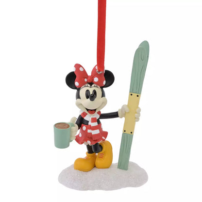 OCT 2 PREORDER - Japan Disney Store - Christmas Ornaments 2026 - Minnie Mouse Skiing