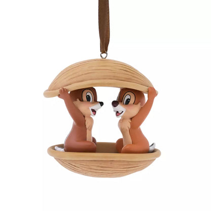 OCT 2 PREORDER - Japan Disney Store - Christmas Ornaments 2026 - Chip & Dale Nut