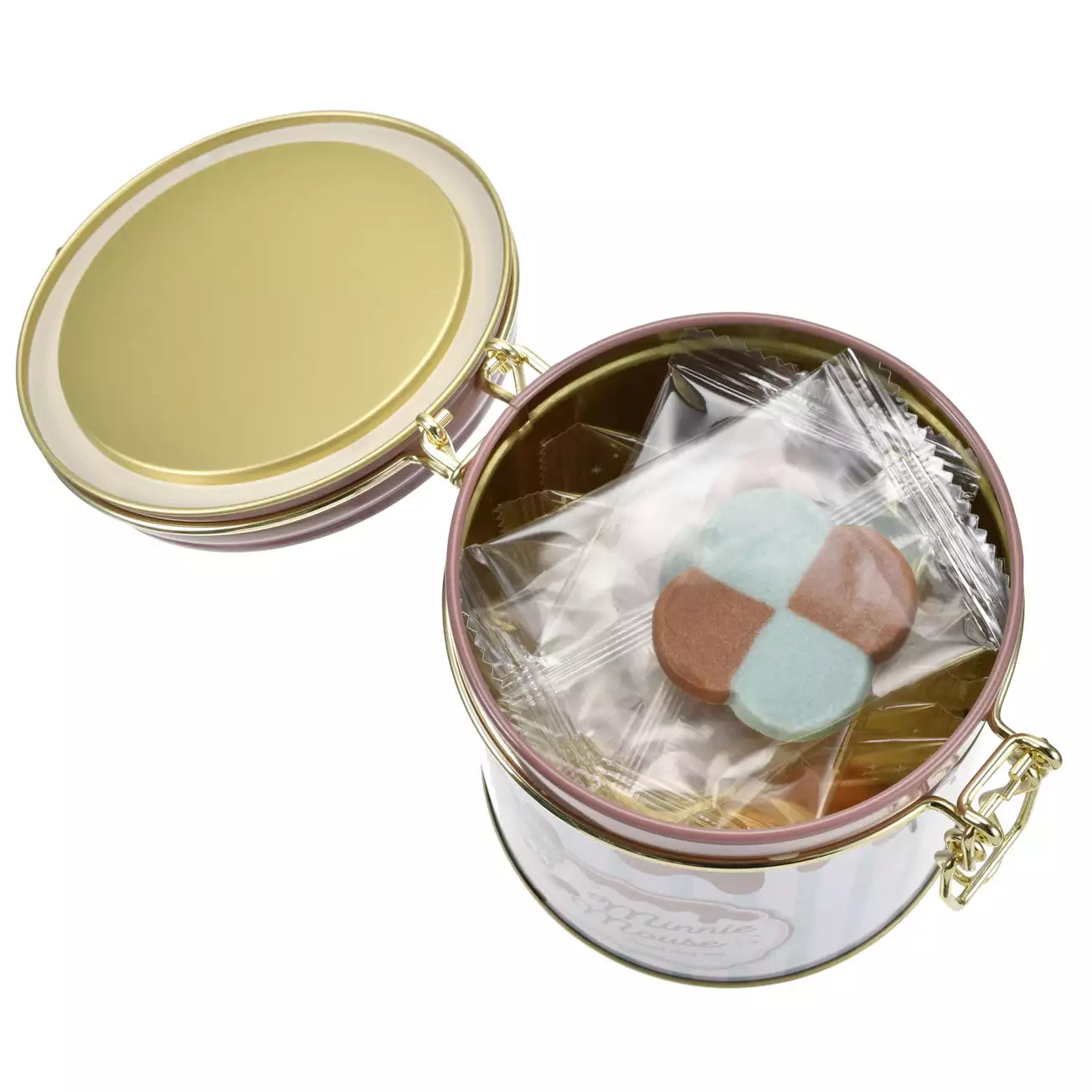 Japan Disney Store - Minnie Mouse - Cookies & Baked Chocolate in a Canister Tin