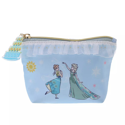 Japan Disney Store - Frozen Fever - Anna & Elsa Pouch