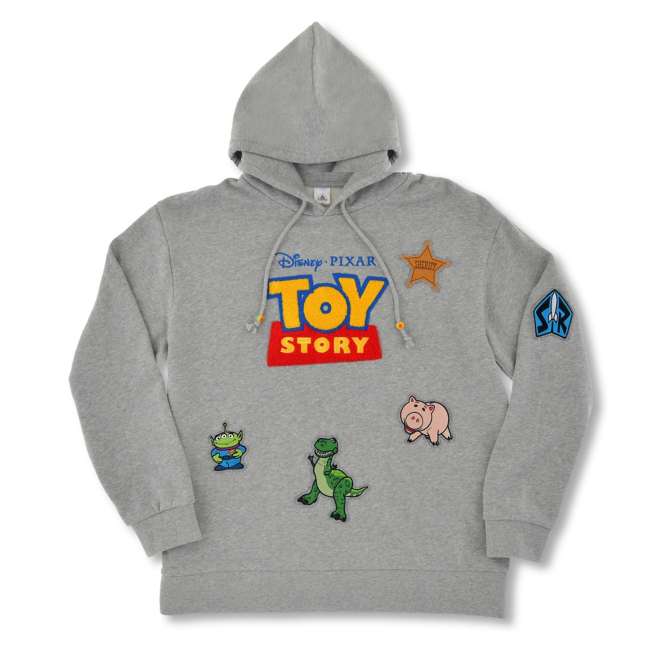 JUNE 30 PREORDER - Japan Disney Store - Toy Story Fashion - Long-Sleeve Hoodie (Gray)