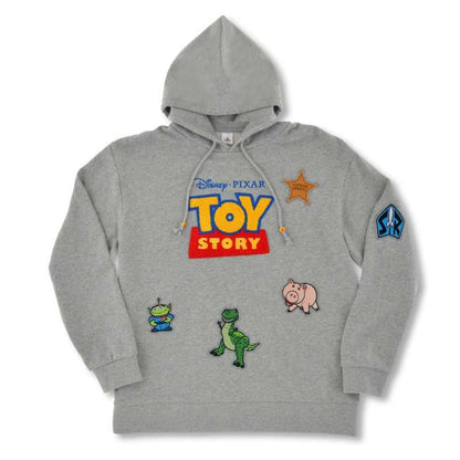 JUNE 30 PREORDER - Japan Disney Store - Toy Story Fashion - Long-Sleeve Hoodie (Gray)