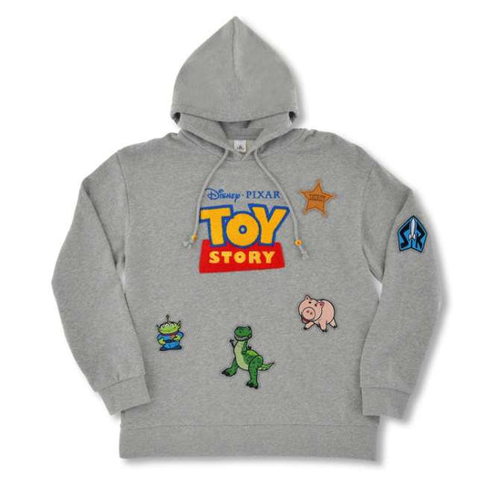 Japan Disney Store - Toy Story Fashion - Long-Sleeve Hoodie (Gray)