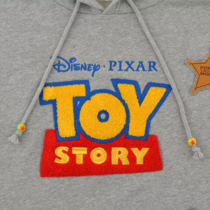 JUNE 30 PREORDER - Japan Disney Store - Toy Story Fashion - Long-Sleeve Hoodie (Gray)