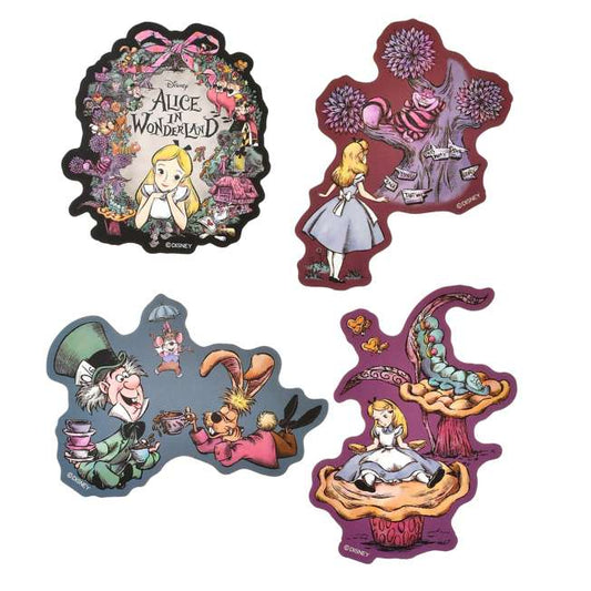 JUNE 16 PREORDER - Japan Disney Store - Alice in Wonderland 75th Anniversary - Die-cut Stickers