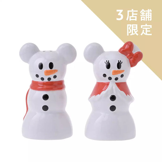 NOV 2 PREORDER - Japan Disney Store - Christmas 2026 - Mickey & Minnie Salt & Pepper Shakers