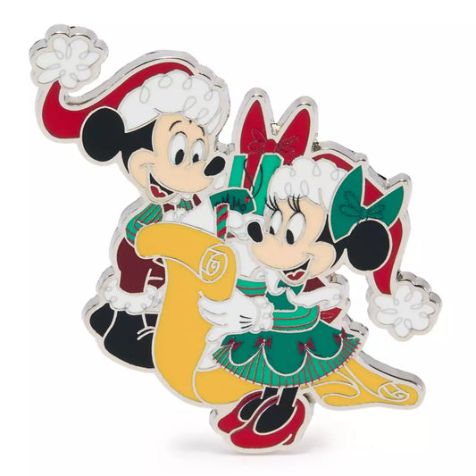 NOV 2 PREORDER - Japan Disney Store - Christmas 2026 - Mickey & Minnie Pin