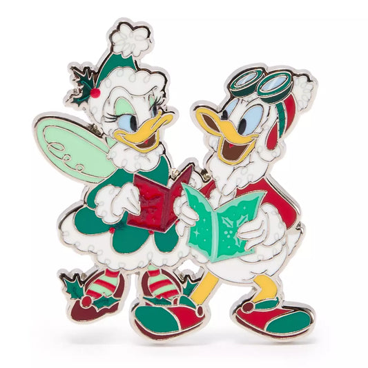 NOV 2 PREORDER - Japan Disney Store - Christmas 2026 - Donald & Daisy Pin
