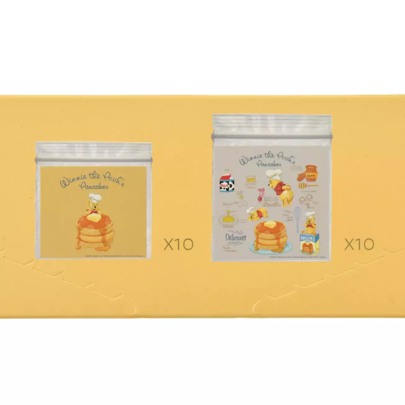 JULY 28 PREORDER - Japan Disney Store - Pooh Hunny Day 2026 - Winnie the Pooh - Winnie the Pooh & Piglet Zipper Bag