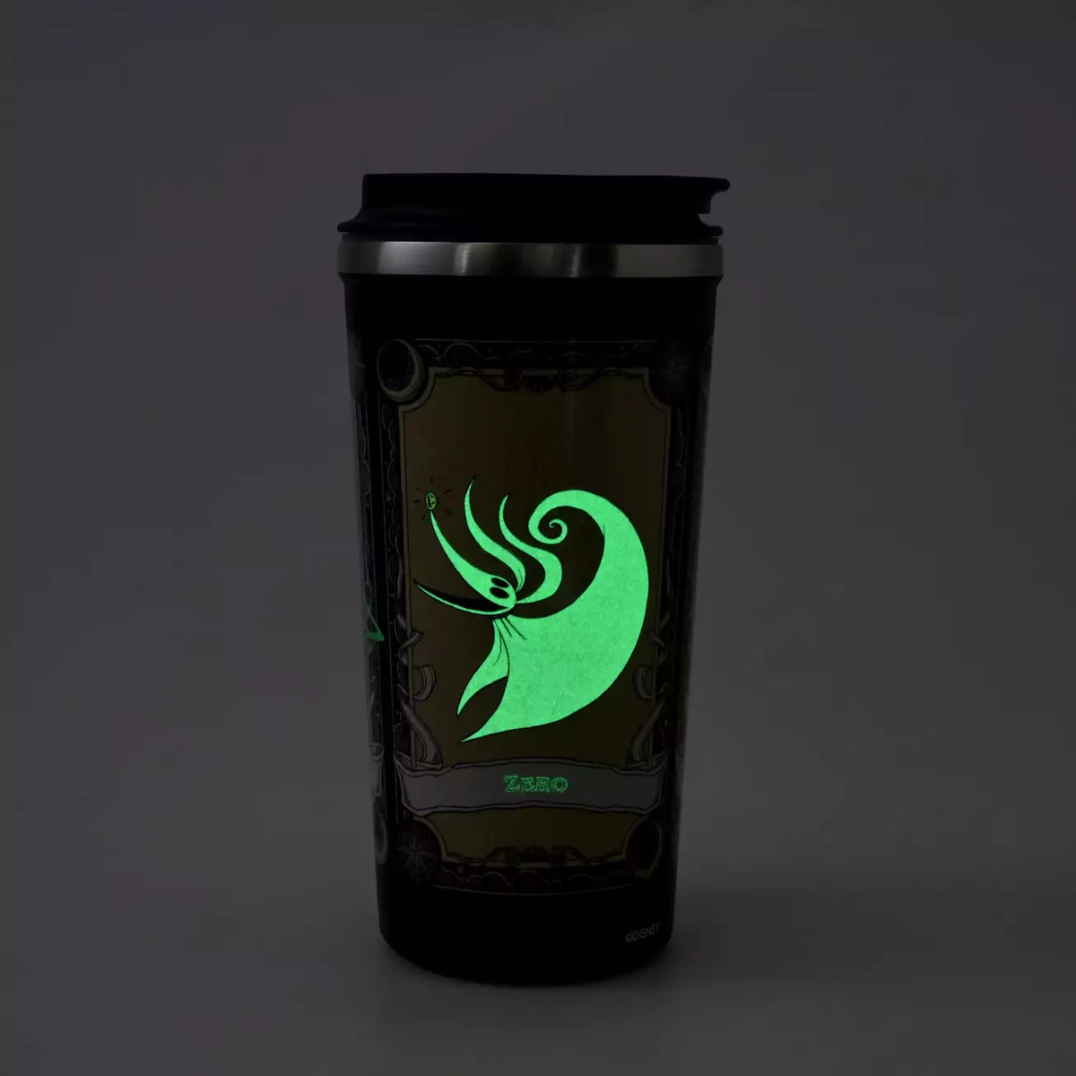 SEPT 7 PREORDER - Japan Disney Store - The Nightmare Before Christmas - Jack Skellington - Stainless Steel Glow-in-the-Dark Tumbler