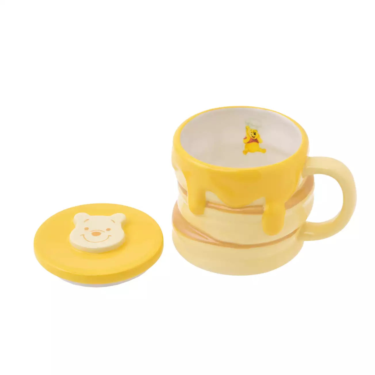 JULY 28 PREORDER - Japan Disney Store - Pooh Hunny Day 2026 - Winnie the Pooh - Pancake Mug with Lid