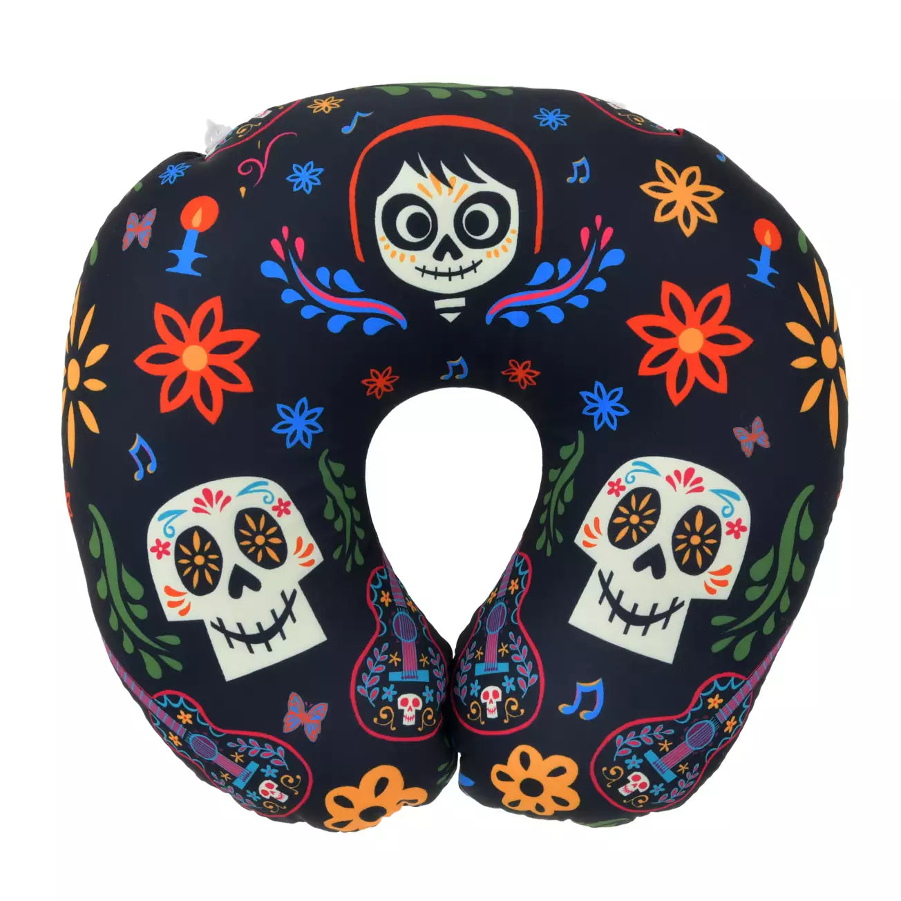 AUG 21 PREORDER - Japan Disney Store - Coco - Miguel & Ernesto de la Cruz - Guitar Plush / Neck Pillow 2-Way