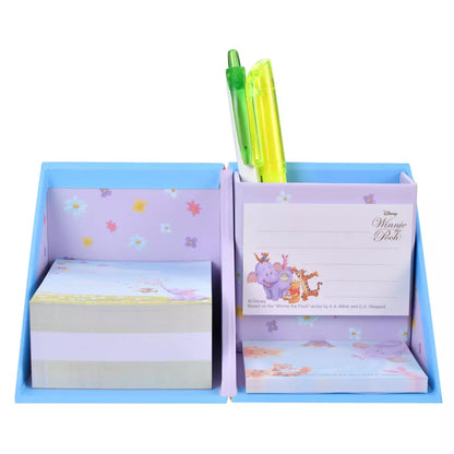 JULY 28 PREORDER - Japan Disney Store - Winnie the Pooh - Roo & Lumpy - Pooh & Friends - Sticky Notes & Memo Pad with Pen Stand