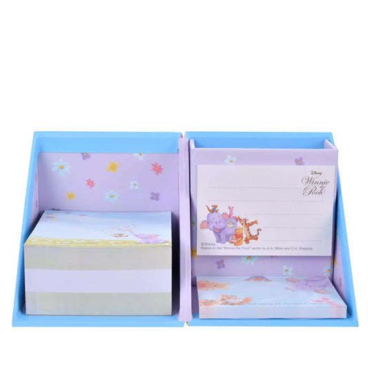 JULY 28 PREORDER - Japan Disney Store - Winnie the Pooh - Roo & Lumpy - Pooh & Friends - Sticky Notes & Memo Pad with Pen Stand