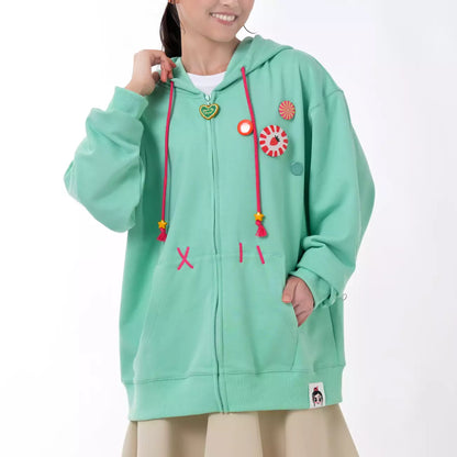 JULY 7 PREORDER - Japan Disney Store - Wreck-It Ralph - Vanellope Long-Sleeve Hoodie with Pin Badge