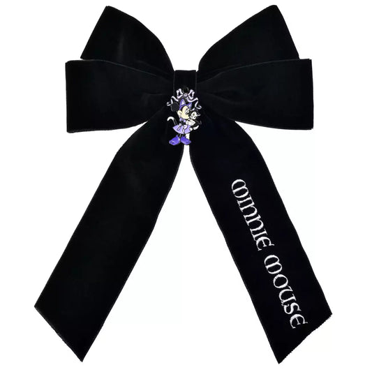SEPT 1 PREORDER - Japan Disney Store - Halloween 2026 - Minnie & Figaro - Ribbon Hair Clip