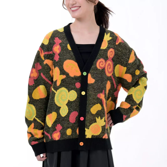 SEPT 1 PREORDER - Japan Disney Store - Halloween 2026 - Mickey Mouse - Long-Sleeved Cardigan Knit