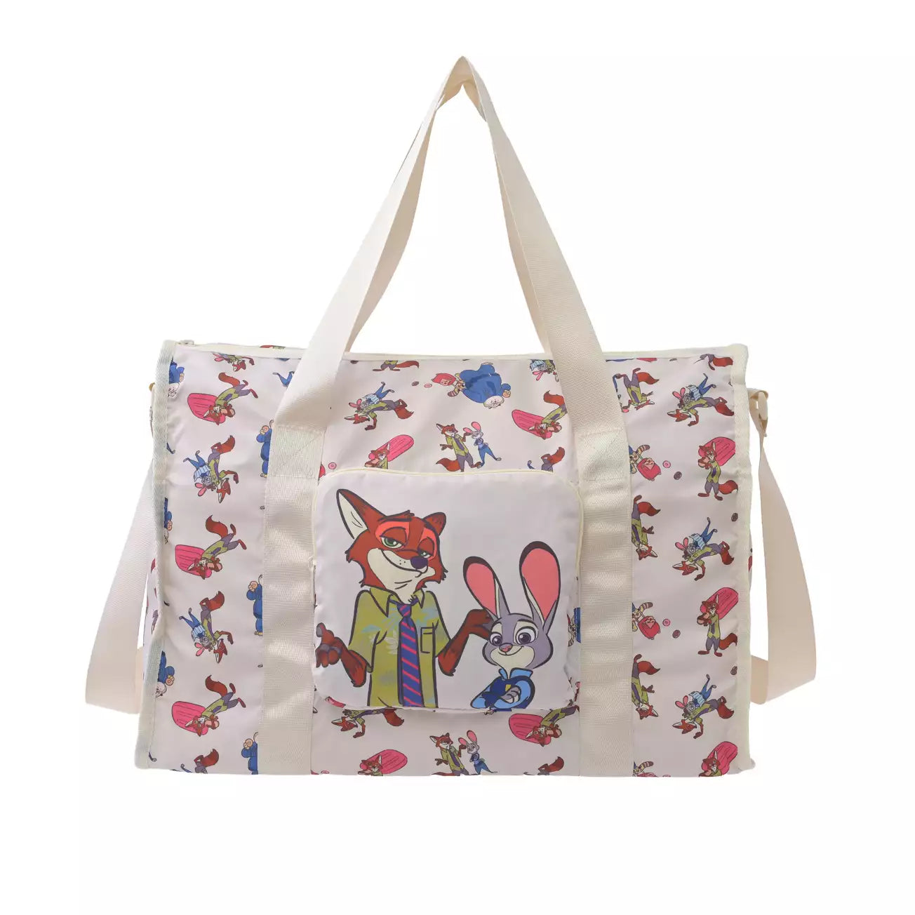 AUG 3 PREORDER - Japan Disney Store - Zootopia Travel - Judy Hopps, Nick Wilde & Clawhauser - 2 Way Bag