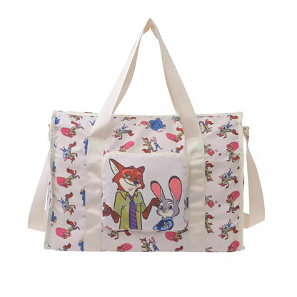AUG 3 PREORDER - Japan Disney Store - Zootopia Travel - Judy Hopps, Nick Wilde & Clawhauser - 2 Way Bag