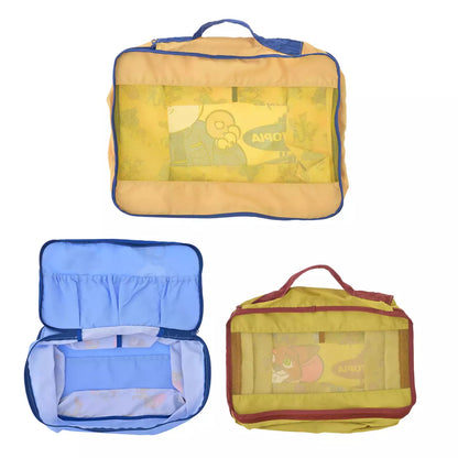 AUG 3 PREORDER - Japan Disney Store - Zootopia Travel - Judy Hopps, Nick Wilde & Clawhauser - Clothing Compression Storage Pouch Set (3 Sizes)