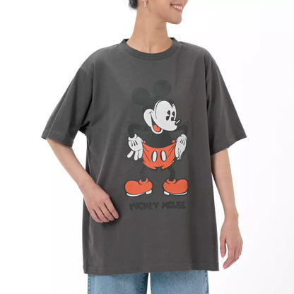 JUNE 2 PREORDER - Japan Disney Store - T-Shirt Collection - Mickey Mouse Signature -  Short Sleeve T-Shirt