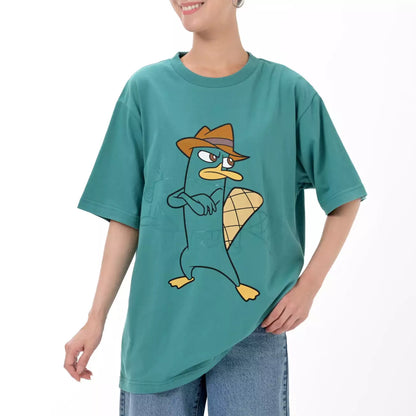 JUNE 2 PREORDER - Japan Disney Store - T-Shirt Collection - Agent P & Perry - Short Sleeve T-Shirt