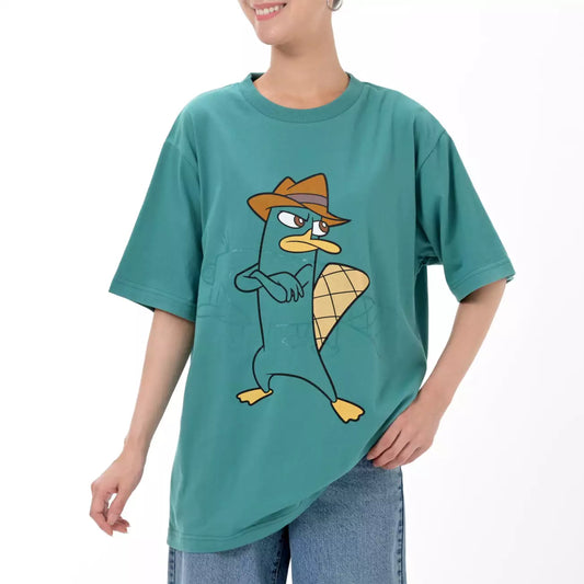 JUNE 2 PREORDER - Japan Disney Store - T-Shirt Collection - Agent P & Perry - Short Sleeve T-Shirt