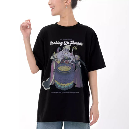 JUNE 2 PREORDER - Japan Disney Store - T-Shirt Collection - Disney Villains - Ursula & Yzma - Short Sleeve T-Shirt