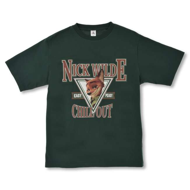 JUNE 2 PREORDER - Japan Disney Store - T-Shirt Collection -Zootopia - Nick Wilde Short Sleeve T-Shirt
