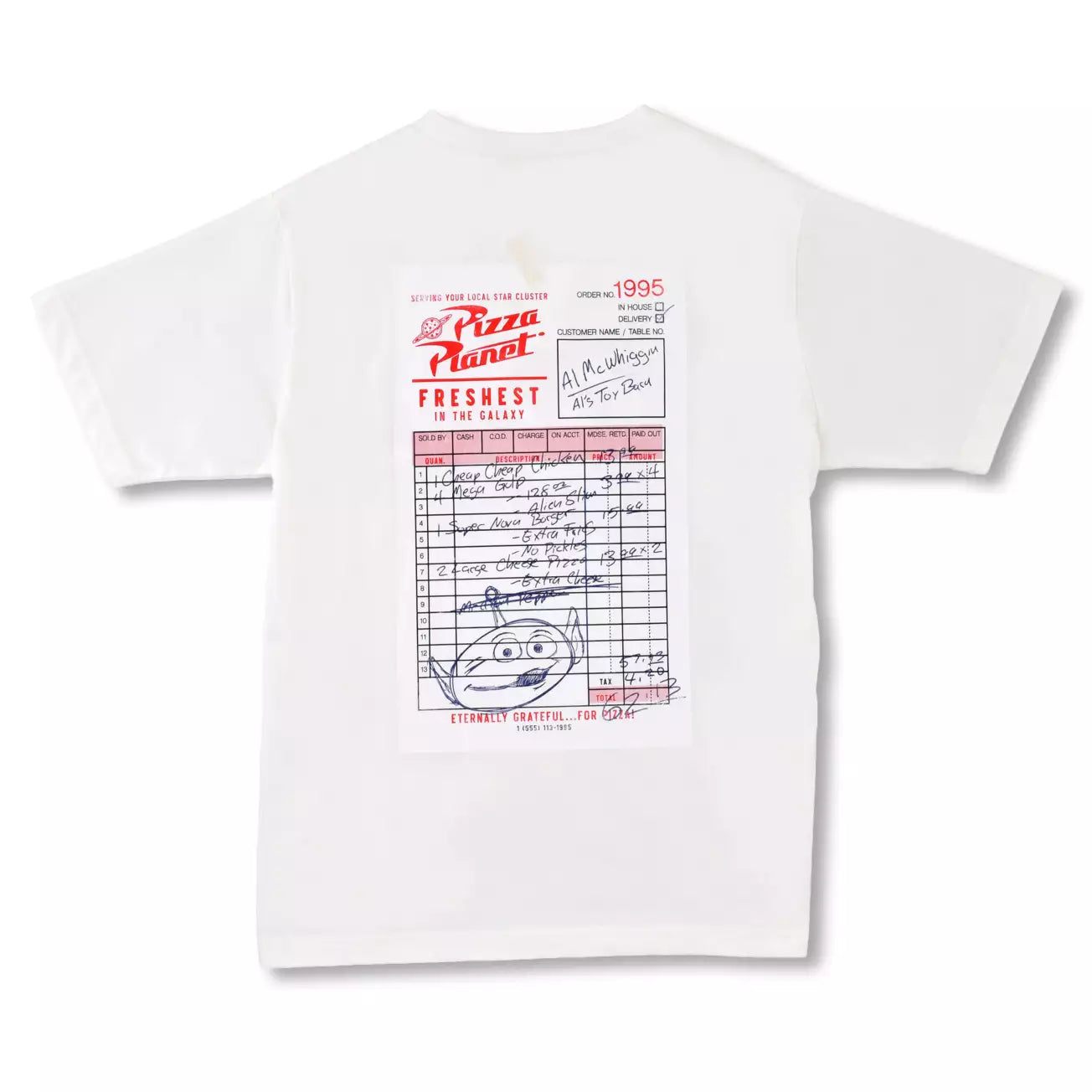 JUNE 2 PREORDER - Japan Disney Store - T-Shirt Collection - Toy Story - Little Green Men / Pizza Planet - Short Sleeve T-Shirt