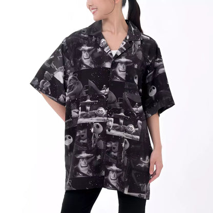JULY 21 PREORDER - Japan Disney Store - Summer Shirt Collection - Tim Burton's The Nightmare Before Christmas - Short-Sleeve Shirt