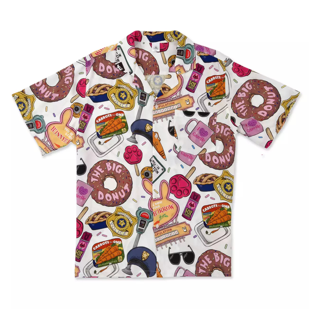 JULY 21 PREORDER - Japan Disney Store - Summer Shirt Collection - Zootopia - Short-Sleeve Shirt