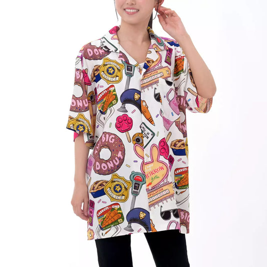 JULY 21 PREORDER - Japan Disney Store - Summer Shirt Collection - Zootopia - Short-Sleeve Shirt