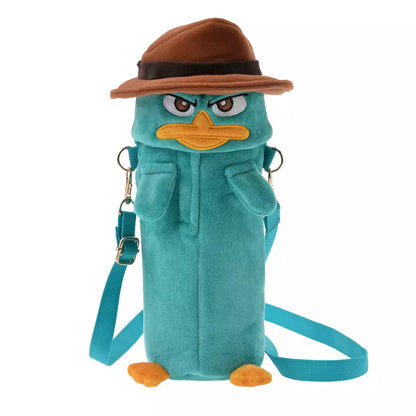AUG 18 PREORDER - Japan Disney Store - Phineas & Ferb - Agent P Pet Bottle Cover with Strap