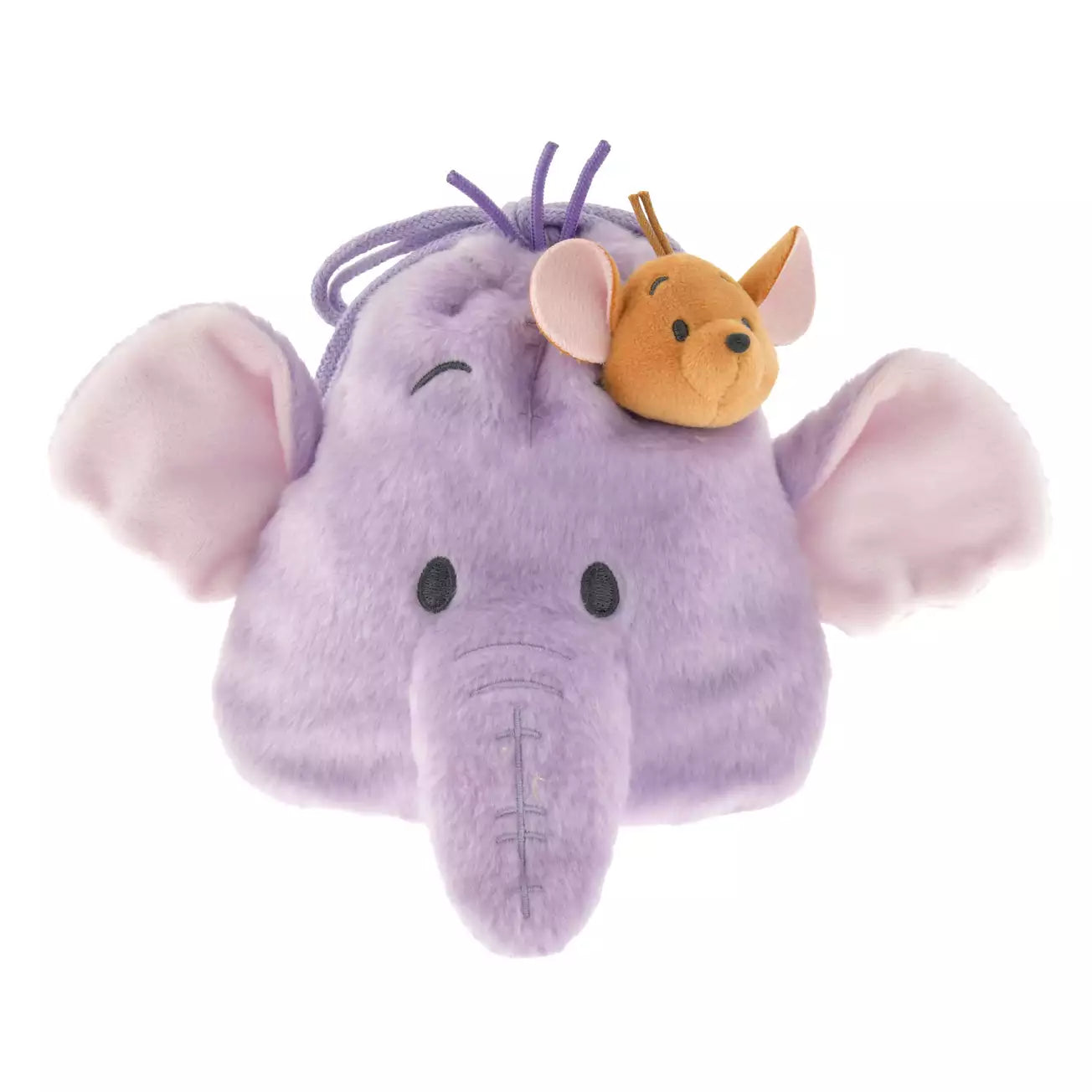 JULY 28 PREORDER - Japan Disney Store - Winnie the Pooh - Roo & Lumpy - Plush Drawstring Bag