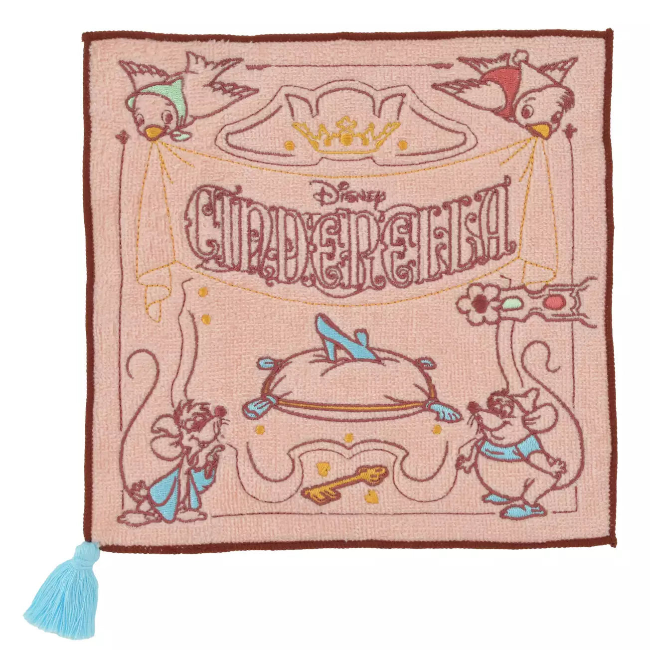 Japan Disney Store - Cinderella - Embroidered Mini Towel