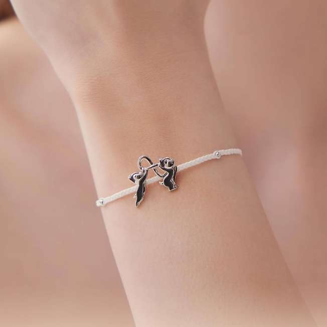 MARCH 10 PREORDER - Japan Disney Store - Chip 'n' Dale Collection - [RAVIPA] Chip & Dale Bracelet with Eternity Mark - Silver