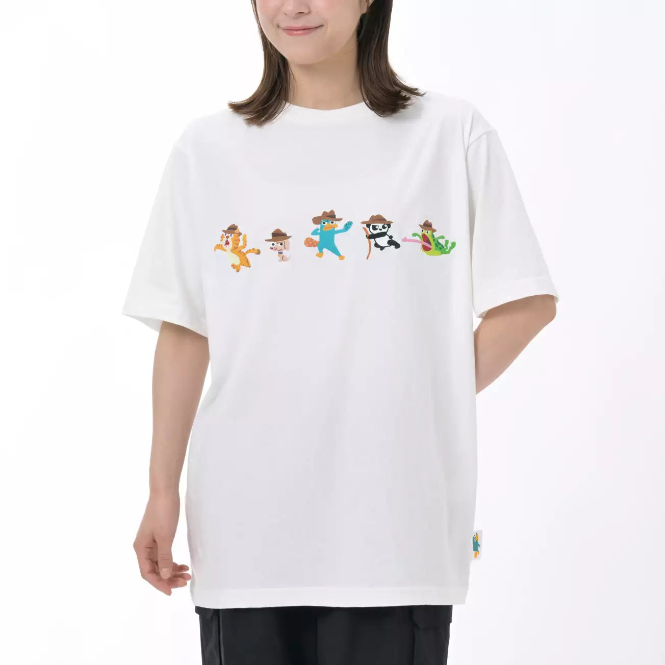 AUG 18 PREORDER - Japan Disney Store - Phineas & Ferb - White Short-Sleeve T-Shirt