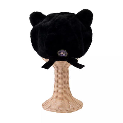 SEPT 1 PREORDER - Japan Disney Store - Halloween 2026 - Minnie & Figaro Fluffy Beret