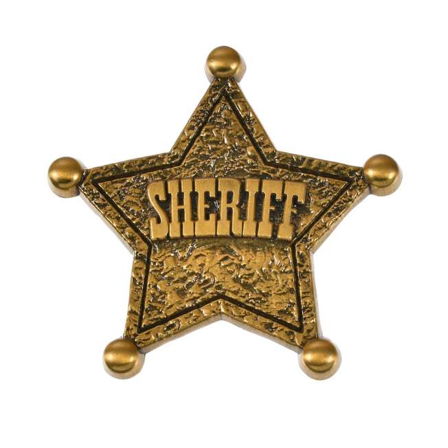 AUG 25 PREORDER - Japan Disney Store - Fashion / Costume Goods - Toy Story - Sheriff Badge Brooch