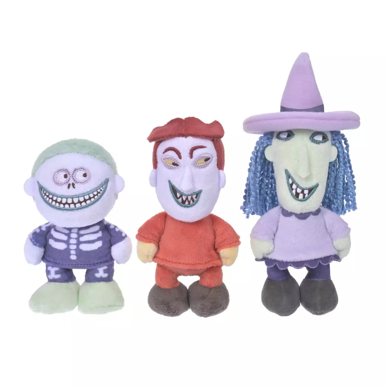 SEPT 7 PREORDER - Japan Disney Store - The Nightmare Before Christmas - StanDs - Lock, Shock & Barrel Plush Set