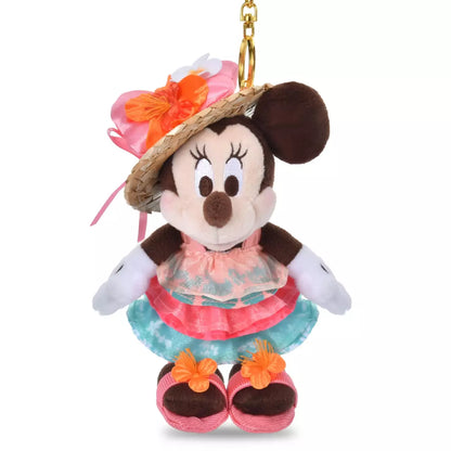 JUNE 30 PREORDER - Japan Disney Store - Summer Style 2026 - Minnie Mouse Plush Keychain