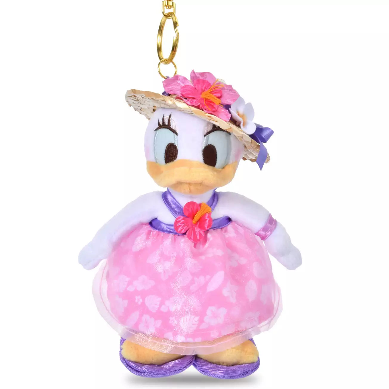 JUNE 30 PREORDER - Japan Disney Store - Summer Style 2026 - Daisy Duck Plush Keychain