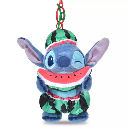 JULY 17 PREORDER - Japan Disney Store - Stitch - Watermelon Plush Keychain